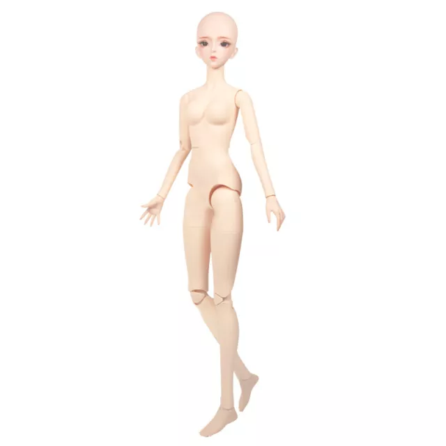 60cm Makeup Nude Dolls Naked Doll 1/3 BJD Ball Jointed Doll with Changeable Eyes