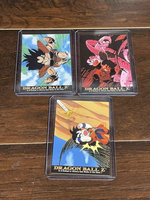 Dragon Ball Z TCG 3 Card Lot JPP/AMADA 1996 Artbox Series 1 #14, #19, #29
