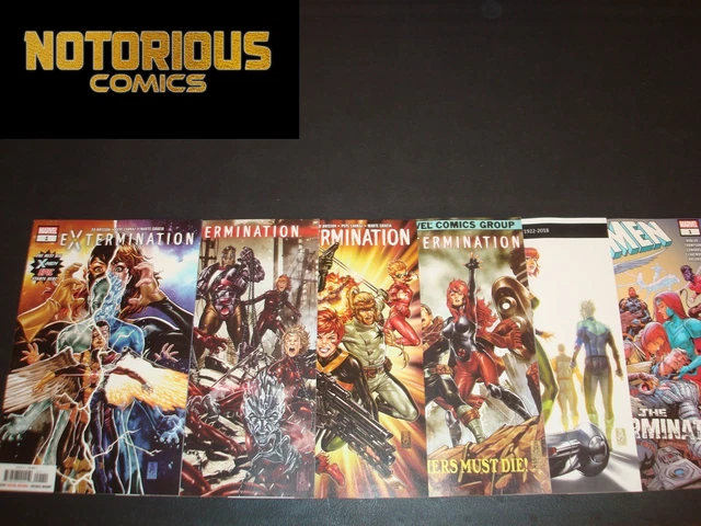 Extermination 1-5 Exterminated Complete Comic Lot Run Set Marvel Collection