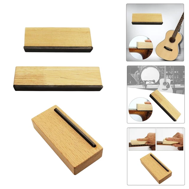 Frette de guitare rectangulaire, fichiers de couronnement outil de dressage de