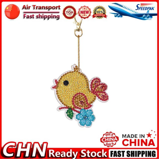 Cartoon Diamond Painting Keychain DIY Luminous Key Ring Pendant (DSK026) Fr