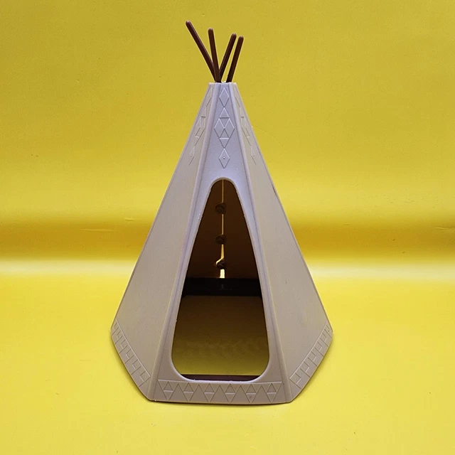 Socle De Tente Indienne Playmobil - Pièce D'occasion Pour Collection Ou Remplacement