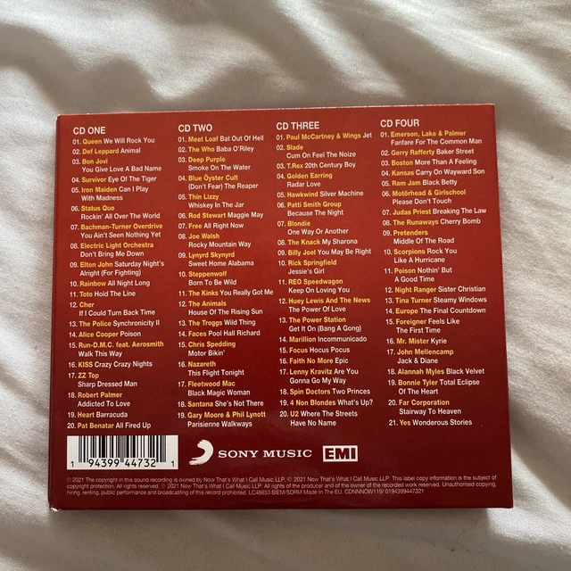 NOW THAT'S WHAT I Call Rock (NOW) CD Box Set £5.40 - PicClick UK
