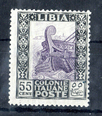 COLONIE LIBIA 1924 PITTORICA 10C CERT. N.47K US 