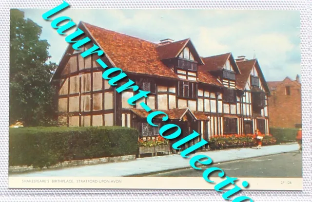 Carte Postal Angleterre Stratford Upon Avon Shakespeare's Birthplace Royaume Uni