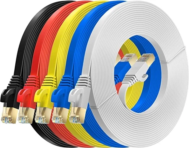 Piastra A Muro Ethernet Cat5e RJ45, Senza Attrezzi, Colore Avorio, Confezione Da 2 Pezzi Con Viti - 2