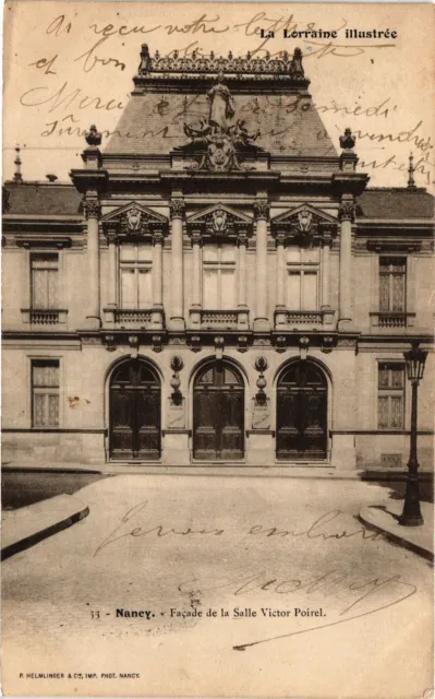 CPA Nancy-Facade de la Salle Victor Poirel (186969)