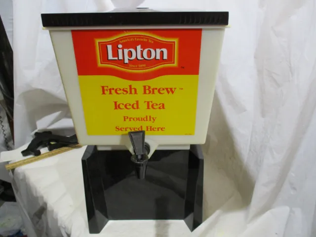 Cecilware T1G Plastic Lipton Ice Tea Event Food Truck Dispenser Container