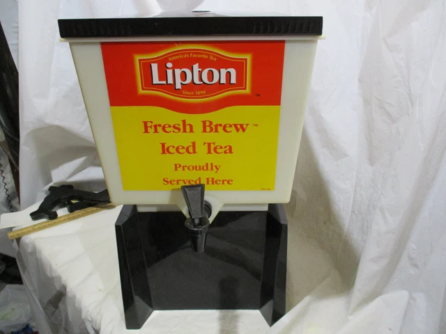 Cecilware T1G Plastic Lipton Ice Tea Event Food Truck Dispenser Container