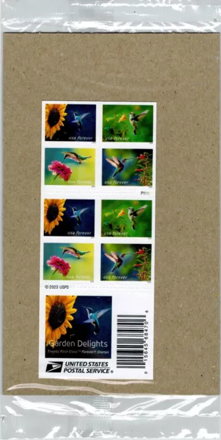 US Scott # 5845-5848 Booklet Of 20 Stamps MNH, Garden Delights. P.O. Sealed