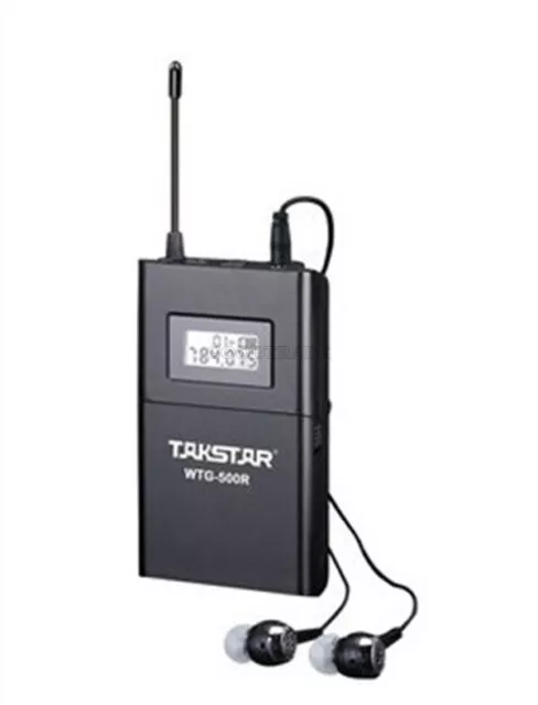 Takstar WTG-500 Uhf Tour Guide Wireless System 1 Transmitter With 1 Receiver ts