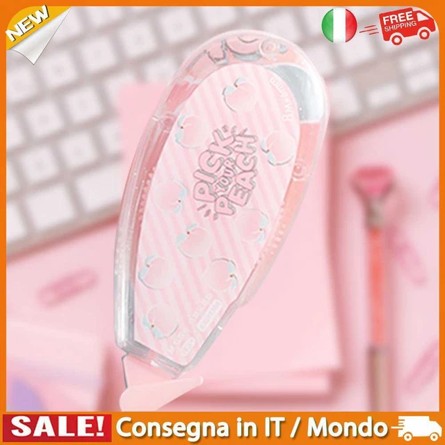 IT Plastic Dots Glue Tape Convenient DIY Glue Tape Roller for Photo Albums (Pink