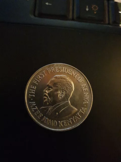 1 Shilling 1978, Kenya, Kenia, Mzee Jomo Kenyatta the first president of Kenya