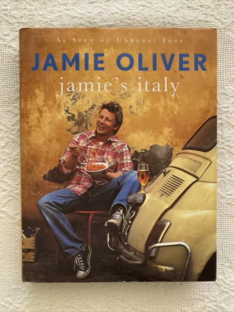 Jamie's Italy Cookbook Jamie Oliver  Italian Cooking Food HC Like New