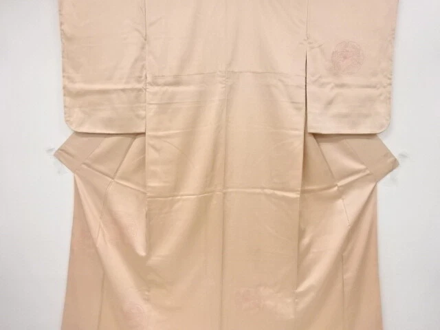 6503330: Japanese Kimono / Vintage Homongi / Embroidery / Flower Arabesque