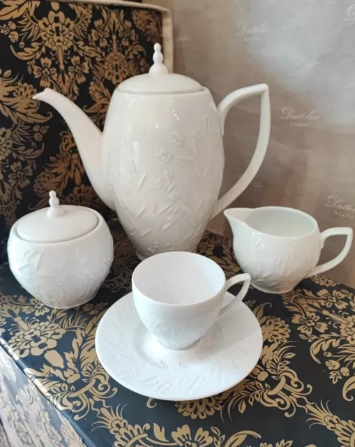 Haviland limoges "Provence" Servizio Caffe 15 pezzi Porcellana Bianca