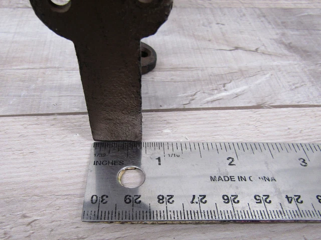 Set of 2 New Cast Iron Shelf Brackets New Antique-Style Fancy 9 1/2" 5