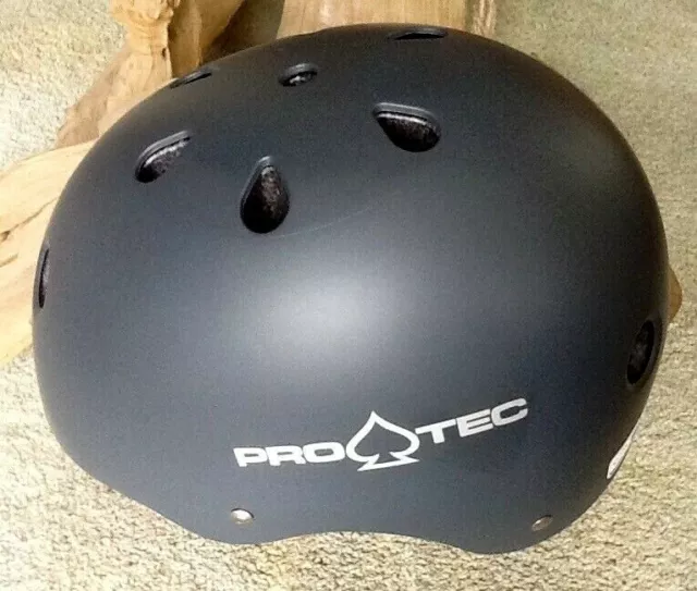 Protec Classic Skate/Bike Certified Helmet, Matte Black X Large AS/NZS 2063:2008