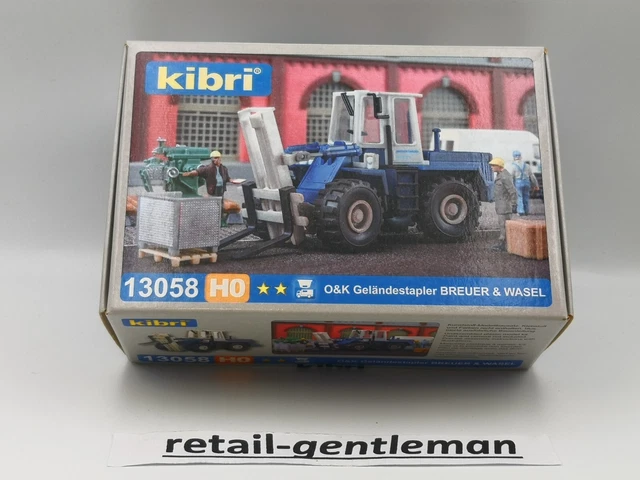 Kibri 13058 - Râpe O&K Pour Engin De Chantier - Échelle H0 - Maquette