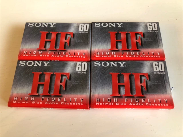 Lot 5 cassettes audio Sony HF 60 (type 1) - Photo, audio & vidéo