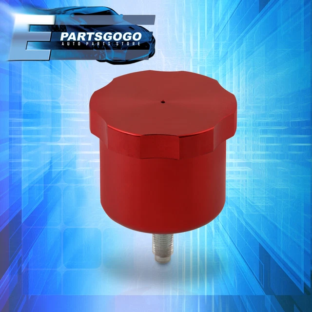 Universal Hydraulic Oil E-Brake Hand Brake Pump Fluid Reservoir Tank Drift Red