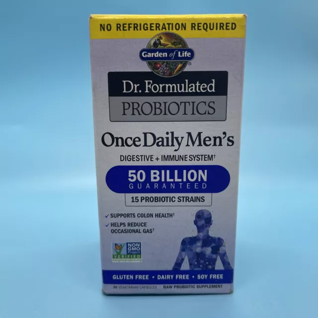 Garden of Life Dr. Formulated Probiotics Once Daily Men's Digest+immune  30 caps