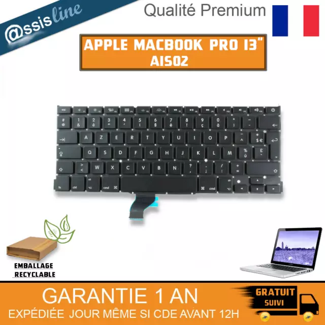 Clavier Français Fr Azerty Original Apple Macbook Pro 13" Retina A1502 2013/2015