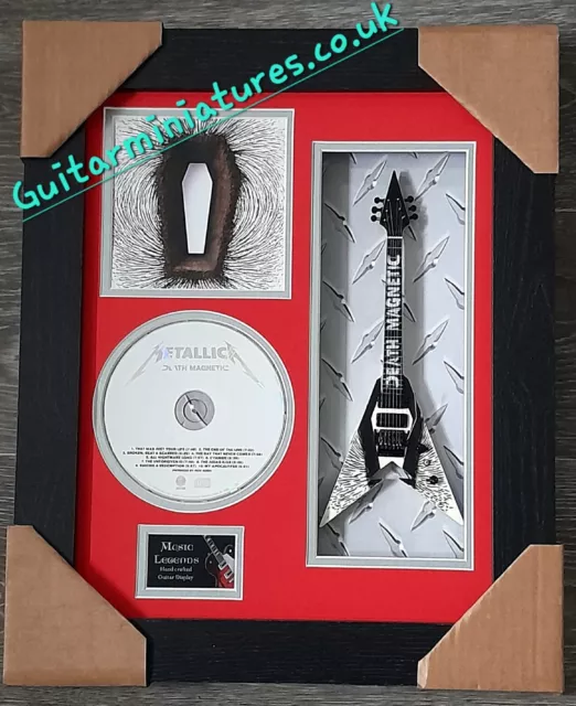 Metallica 'Death Magnetic' Framed 10" Guitar, CD & Sleeve Presentation