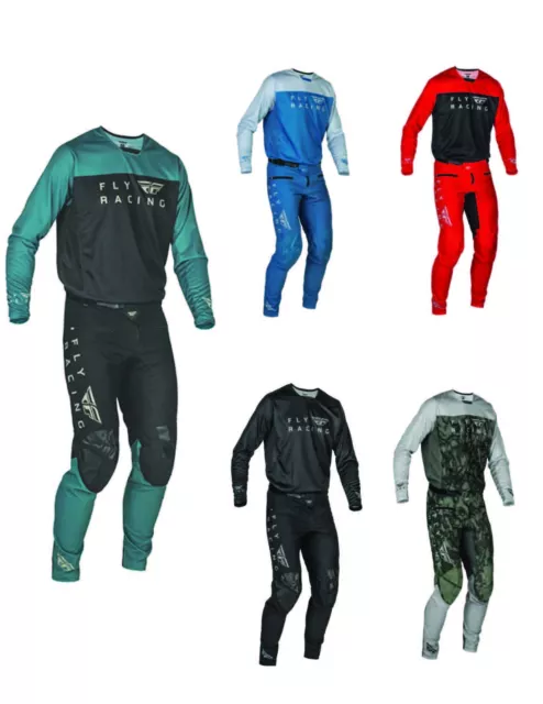 Fly Racing Adult Radium Jersey, Pant Combo Set MX/ATV/UTV/MBX/MTB Off-road