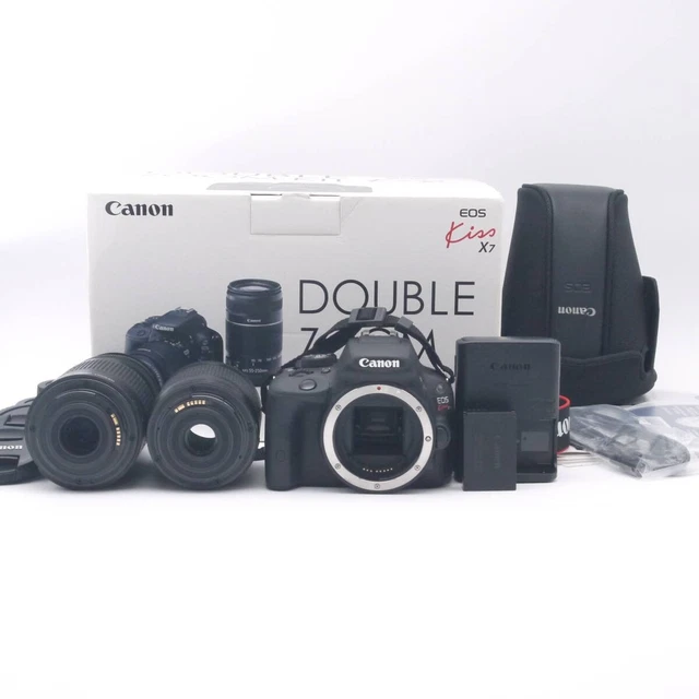 CANON EOS KISS X7 EF-S 18-55mm F3.5-5.6 IS STM 55-250mm F4-5.6 Ⅱ  
