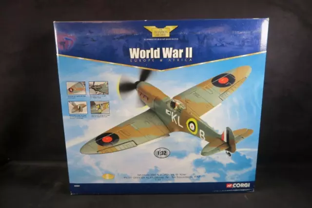 Corgi Aviation Aa33904 Spitfire Mki N31383/Klb 'Kiwi', 1/32, Mib!