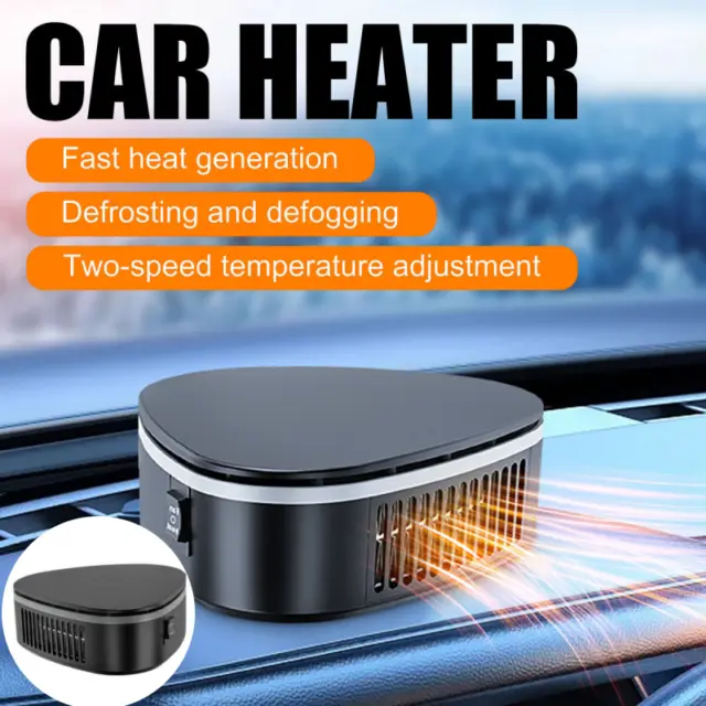 Riscaldamento portatile 120W 12V riscaldamento raffreddamento ventilatore sbrinatore demister per auto