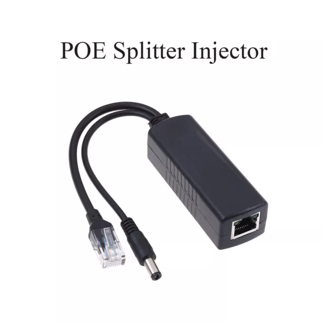 Industrial Gigabit PoE Injector - High Speed/High Power 90W - 802.3bt PoE++  52V-56VDC DIN Rail UPoE/Ultra Power Over Ethernet Injector Adapter -40C to