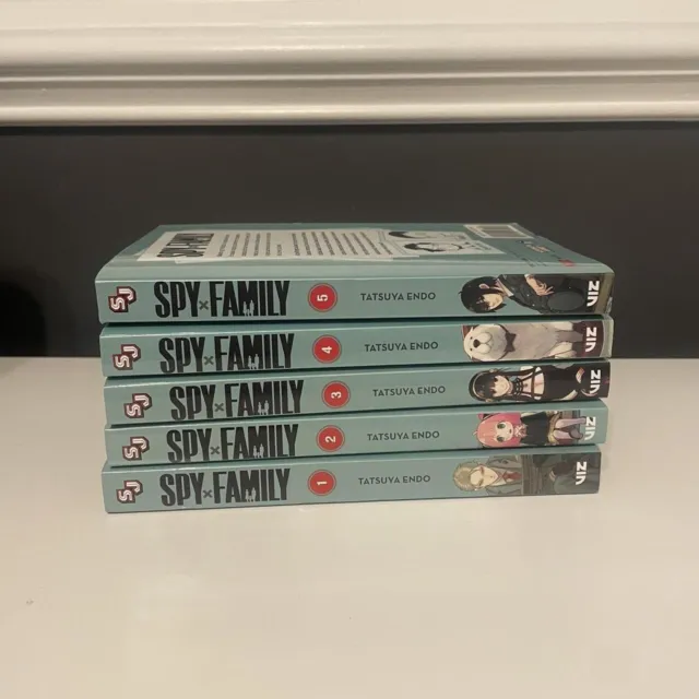 Spy x Family 1-5 English Manga Set Viz Media
