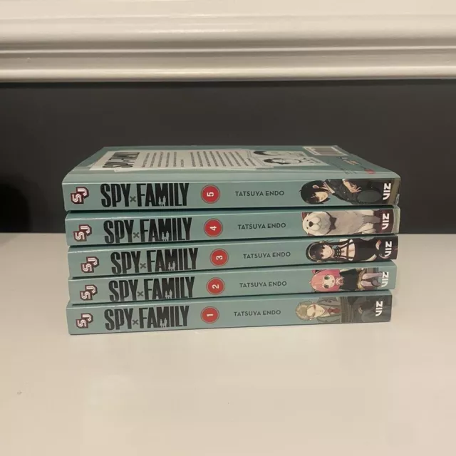 Spy x Family 1-5 English Manga Set Viz Media