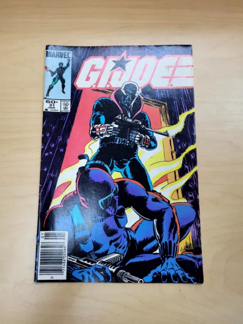 Marvel Comics G.I. JOE #31 Comic Book Jan 1985 Good Condition Bagged & Boarded