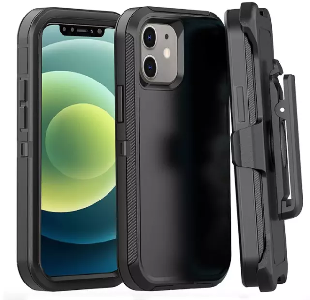 Shockproof Armor Belt Clip Cover Case For iPhone 15 14 13 12 11 Pro Max XR XS