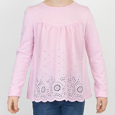 Baby Girl Next Top Tee Pink Long Sleeve Cotton Size 6-9 months 9-12 months