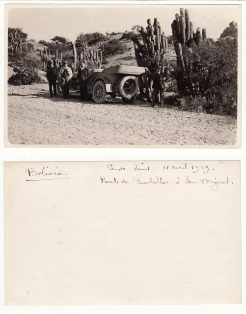 Bolivien Bolivia Expedition Fambillos a San Miguel Expedición con auto RP 1919(1