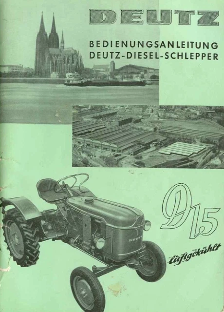Bedienungsanleitung Mähwerk Deutz 06 | 19 Seiten