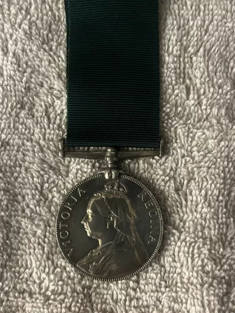 Victorian Long Service Medal Volunteer Force Un-named 2