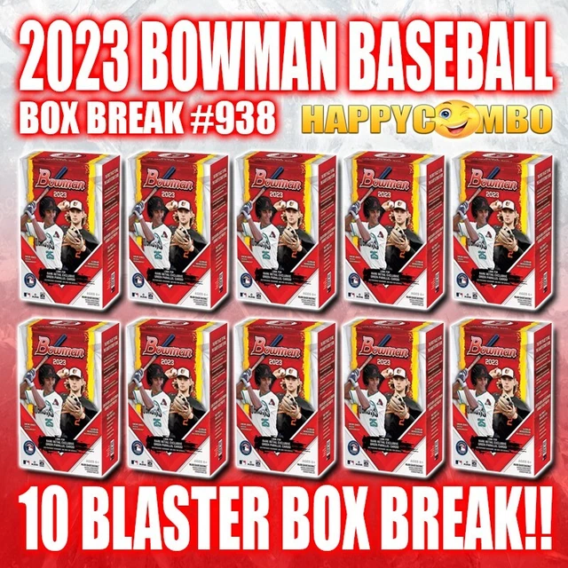 SAN DIEGO PADRES 2023 BOWMAN BASEBALL 10 BLASTER BOX BREAK 938 4.99