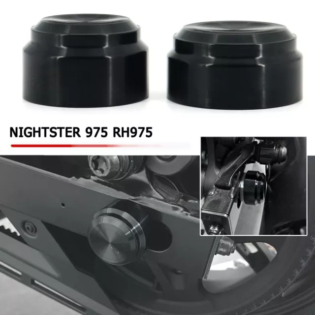 For Nightster 975 RH 975 Special 2022 2023 Rear Wheel Axle Spacer Nut Covers