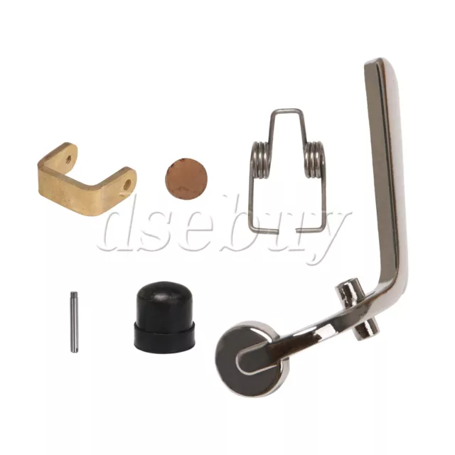 Set Trombone Water Key Set with Spit Valve Cork Pad for Trombone Parts