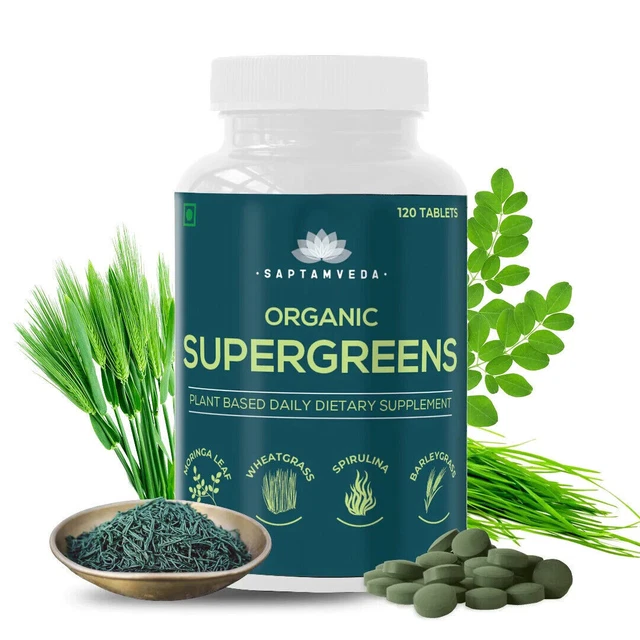 Las pestañas Supergreen orgánicas mejoran el metabolismo, la pérdida de...