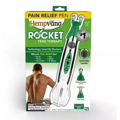 Hempvana Rocket Tens Therapy Pain Relief Pen As Seen On TV Brand New