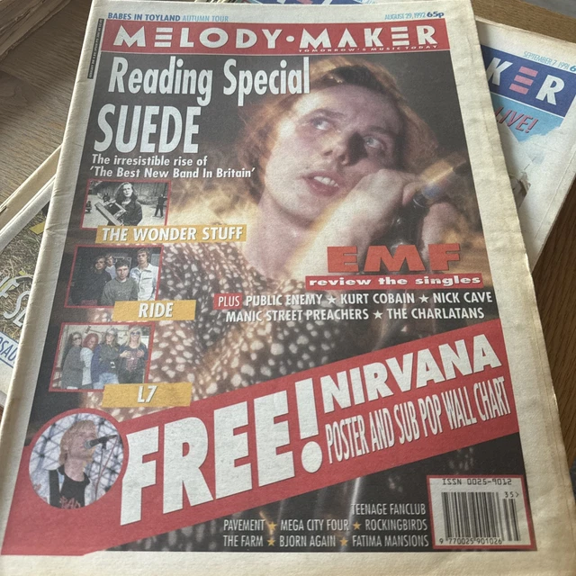 MELODY MAKER NEWSPAPER - February 8th 1992 - Nirvana Front Cover