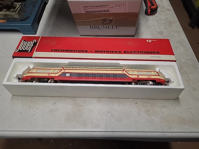 AUTORAIL PANORAMIQUE JOUEF SNCF X 4203 1ère et 2 ème Classe Fonctionnel