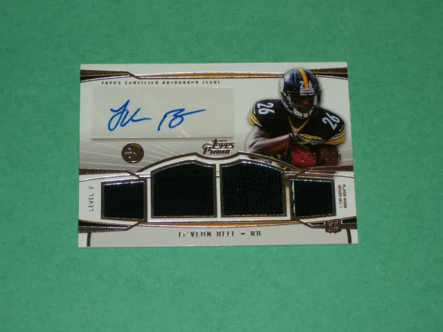 Le'Veon Bell Auto Jersey RPA Rookie Card 2013 Topps Prime Pittsburgh Steelers!!!