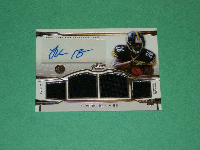 Le'Veon Bell Auto Jersey RPA Rookie Card 2013 Topps Prime Pittsburgh Steelers!!!